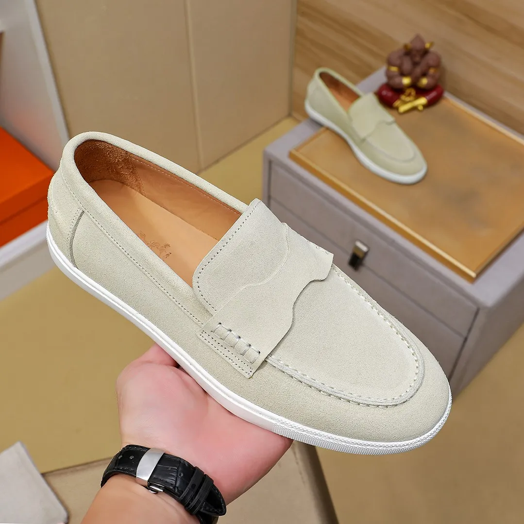 Men's shoes 💰500💰 HERMES Hermès high-end quality original order -Original: imported 🔝Nappa calfskin, frosted cowhide, outer seaming process -Inside: water-dyed cowhide -Outsole: original TPR rubber outsole -Super high quality control·Fine workmanship: High-end, extravagant, and grade) Size: 39-45 (38, 46, can be customized)